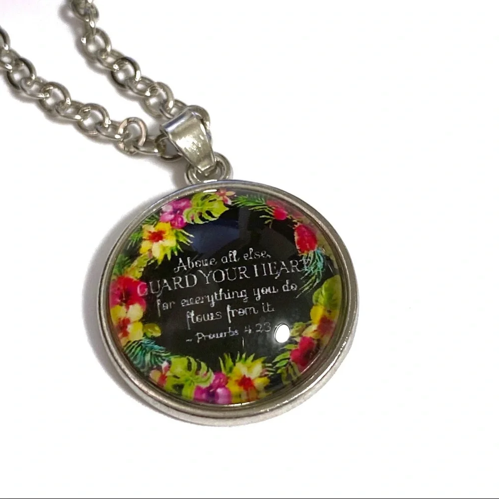 $3/20 Inspirational Scripture Verse Necklace